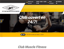 Tablet Screenshot of musculation-club-fitness.com